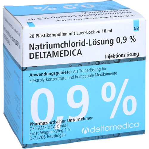 NATRIUMCHLORID-Lösung 0,9% Deltamedica Luer-Lo Pl.